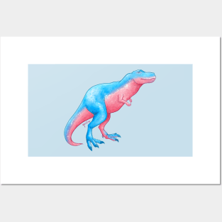 Transgender Pride Dinosaur Posters and Art